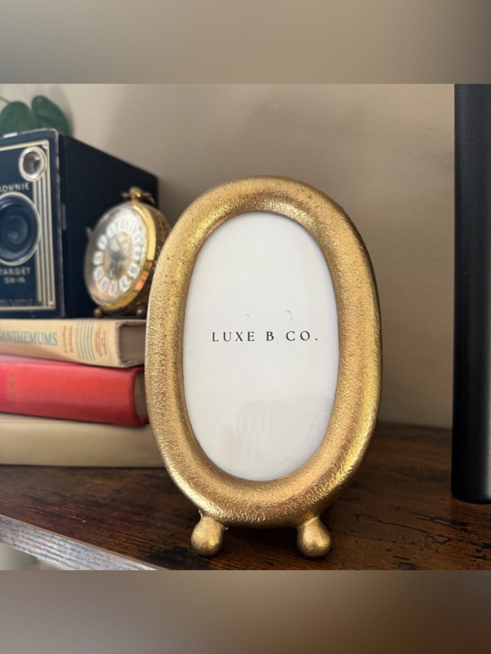 Brushed Brass Inspired Photo Frame - Luxe B Co. - Brass Photo Frame